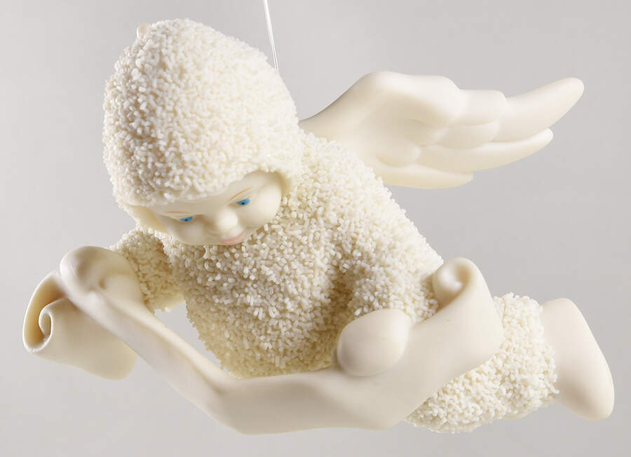 Snowbabies Ornaments Send A Message - No Box by Department 56-1