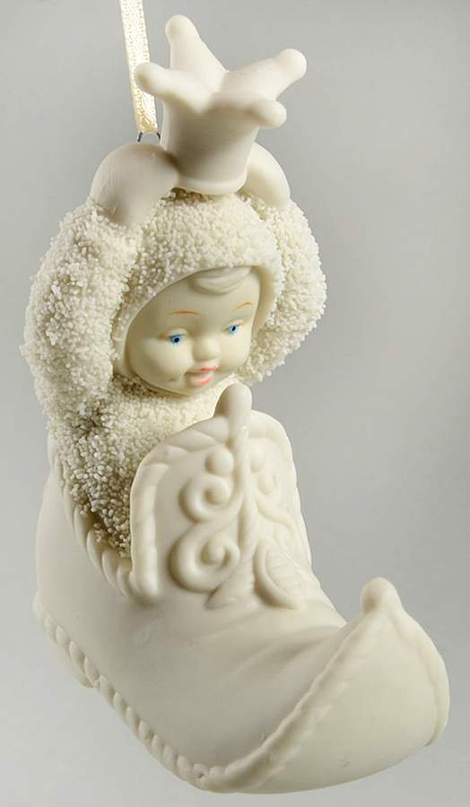 Snowbabies Ornaments Royal Bootiebaby - Boxed by Department 56-1