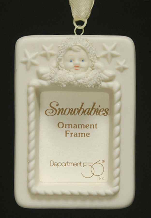 Snowbabies Ornaments Baby's First Photo-Frame - Boxed by Department 56-1
