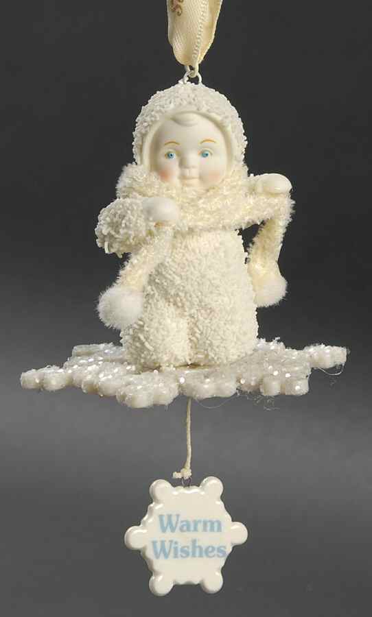 Snowbabies Ornaments Warm Wishes - Boxed by Department 56-1