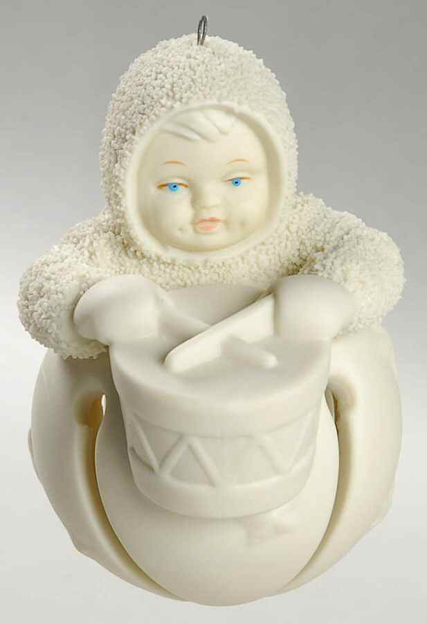 Snowbabies Ornaments Little Drummer Jinglebaby - No Box by Department 56-1