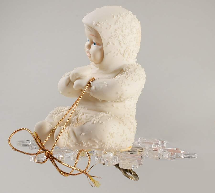 Snowbabies Ornaments A Snowbaby Adrift (Lite)-Clip-On - No Box by Department 56-1