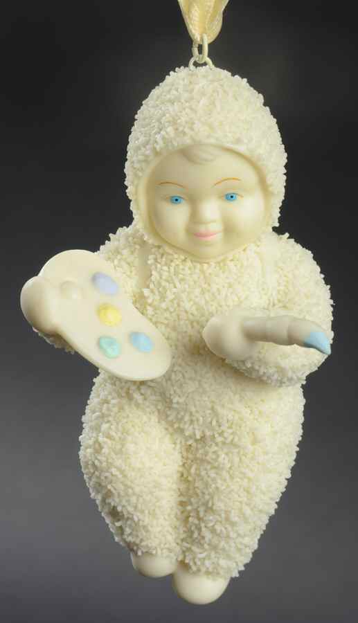 Snowbabies Ornaments Be An Artist - Boxed by Department 56-1