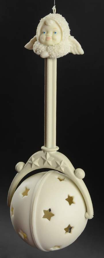 Snowbabies Ornaments Baby's 1st Rattle - Boxed by Department 56-1