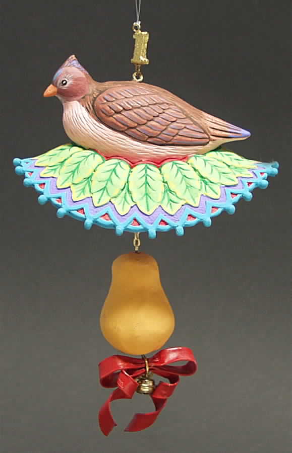 Twelve Days of Christmas-Ornament Partridge In Pear Tree - No Box by Department 56-1