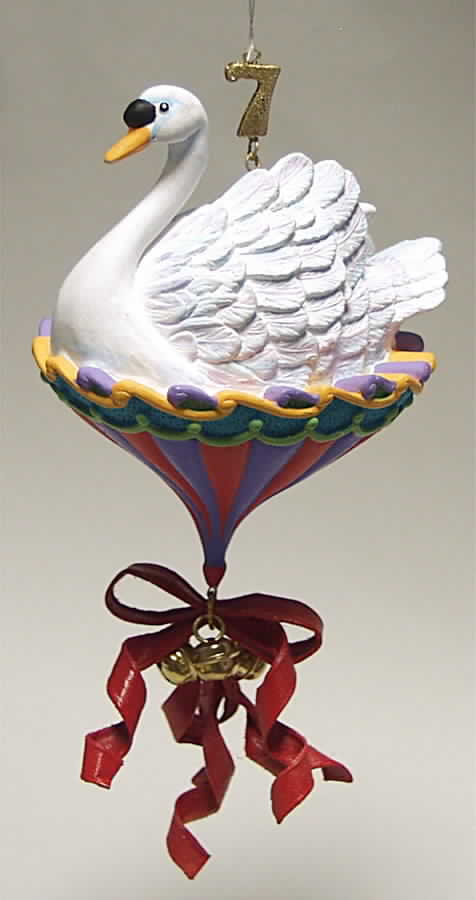 Twelve Days of Christmas-Ornament Seven Swans A-Swimming - Boxed by Department 56-1