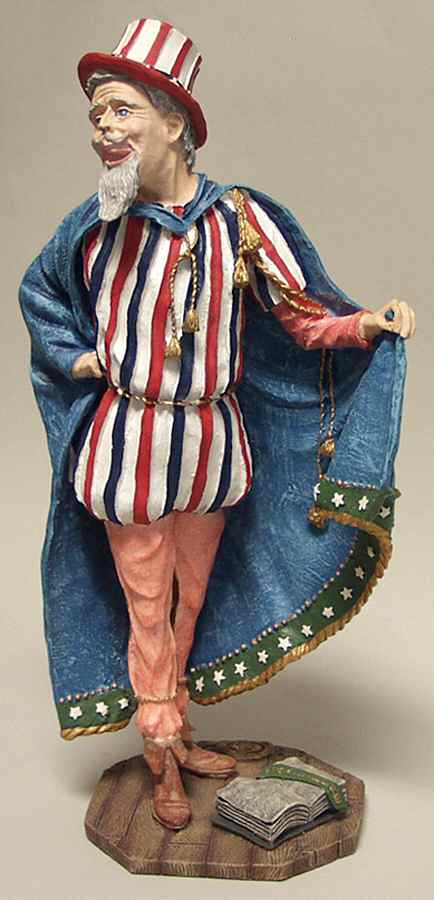 History of Classic Entertainers Uncle Sam - Boxed by Duncan Royale-1