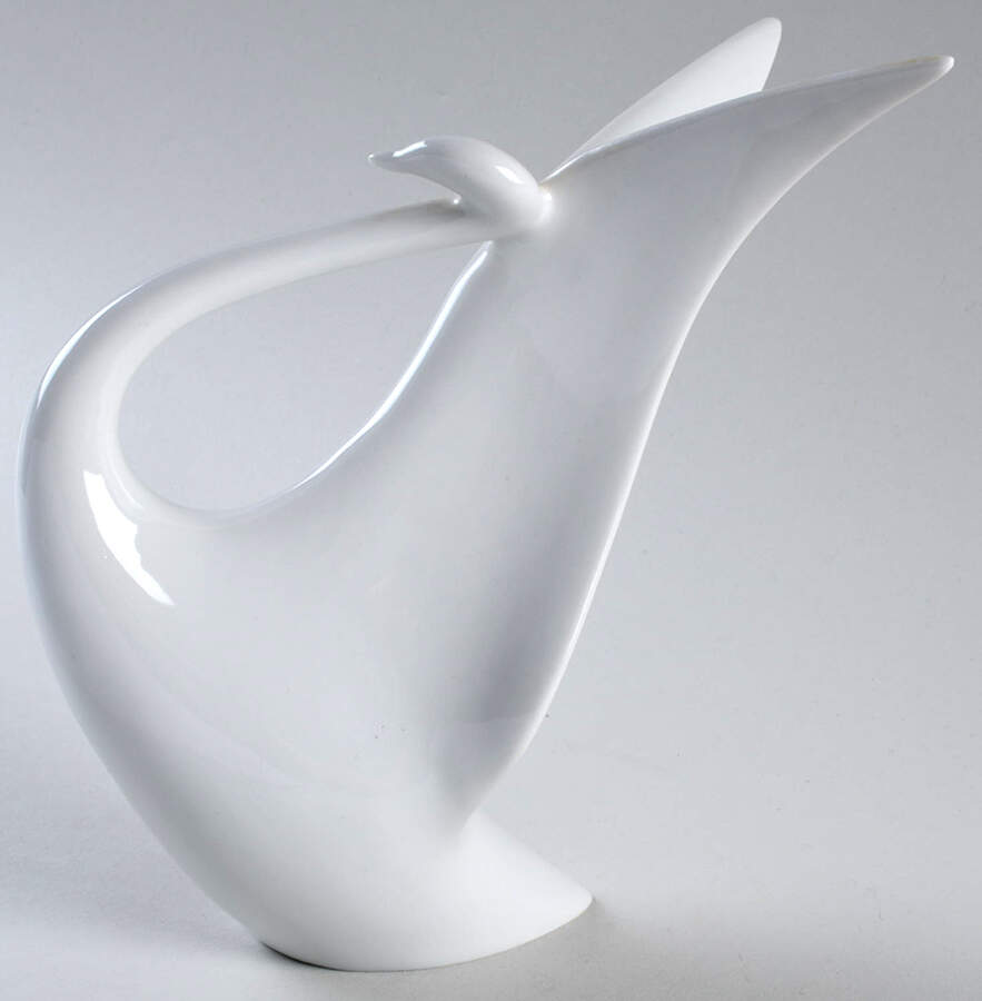 Royal Dux Figurine (Older Mark) Swan - No Box by Royal Dux-1