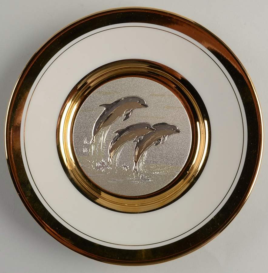 Chokin Art Dolphins - No Box by Dynasty Gallery-1