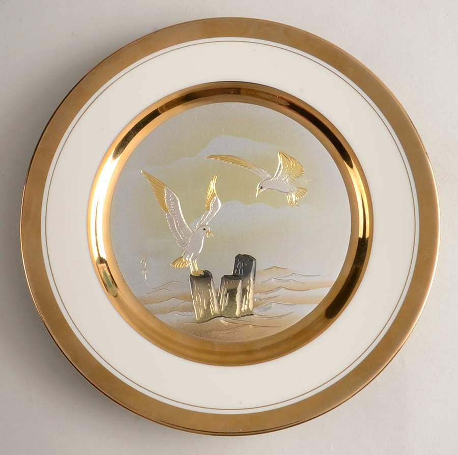 Chokin Art Seagulls - No Box by Dynasty Gallery-1