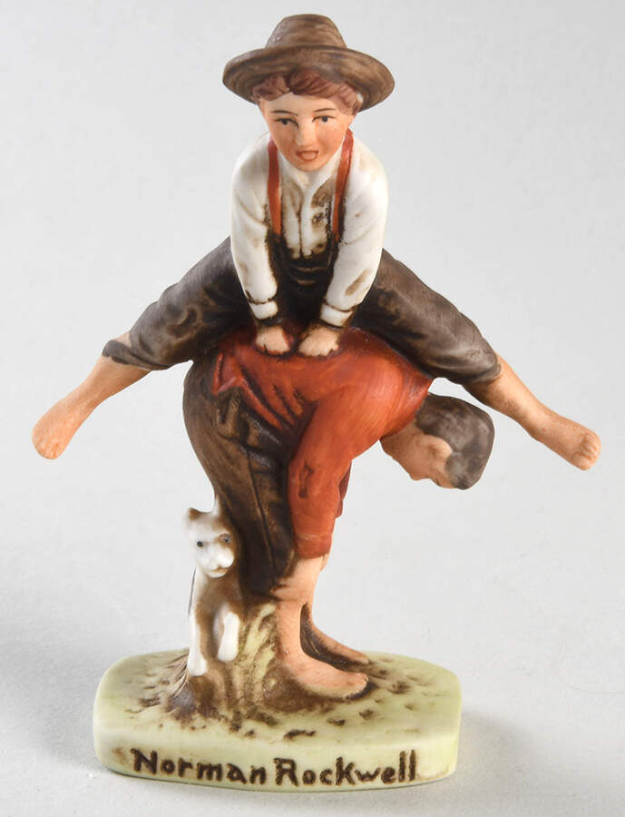Norman Rockwell Leap Frog - With Box by Dave Grossman-1
