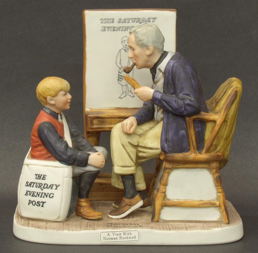 Norman Rockwell A Visit With Rockwell - Boxed by Dave Grossman-1