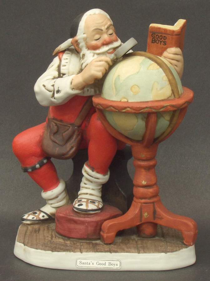 Norman Rockwell Santa's Good Boys - Boxed by Dave Grossman-1