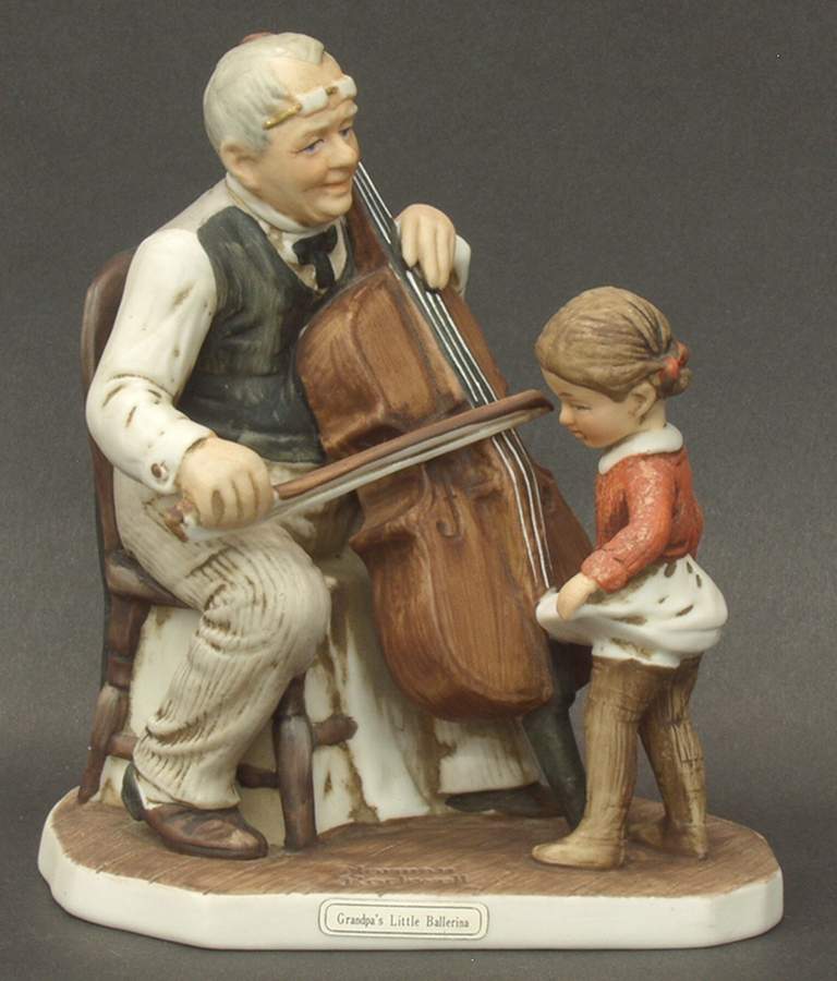 Norman Rockwell Grandpa's Ballerina - Boxed by Dave Grossman-1