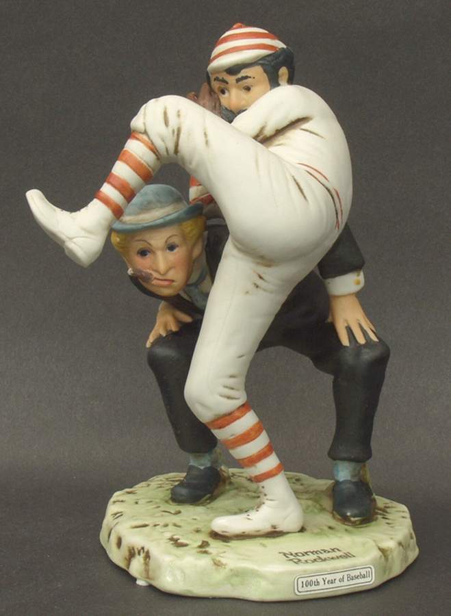 Norman Rockwell 100 Years Of Baseball - With Box by Dave Grossman-1