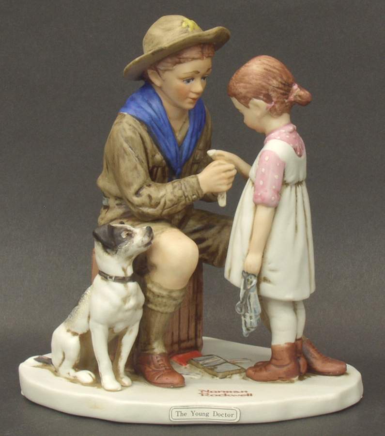 Norman Rockwell Young Doctor - No Box by Dave Grossman-1