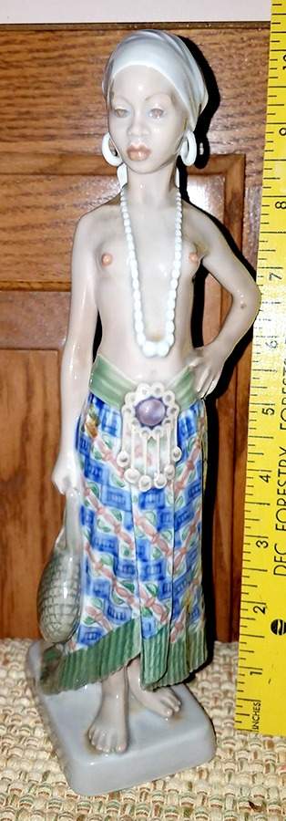 Dahl Jensen Figurine Girl From East-Sierra Leone - No Box by Dahl-Jensen-1