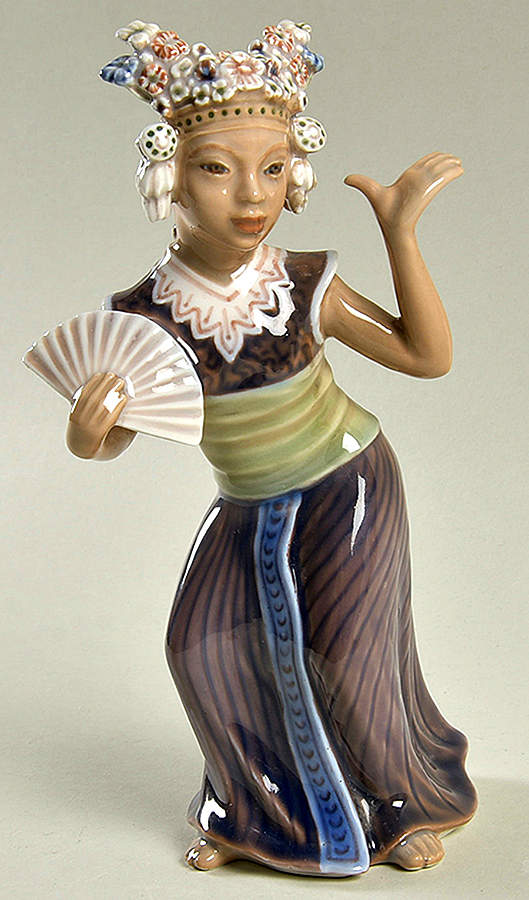 Dahl Jensen Figurine Aju Sitra (Dancer) - No Box by Dahl-Jensen-1