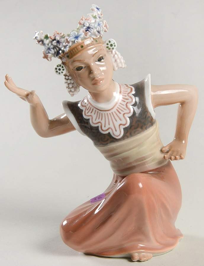 Dahl Jensen Figurine Manuia (Dancer) - No Box by Dahl-Jensen-1