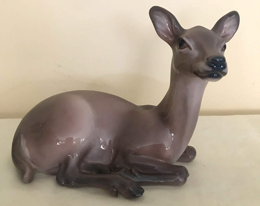 Dahl Jensen Figurine Deer - No Box by Dahl-Jensen-1