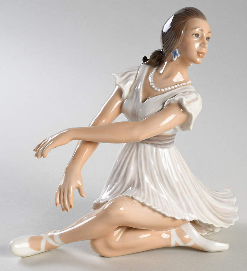 Dahl Jensen Figurine Ballerina - No Box by Dahl-Jensen-1
