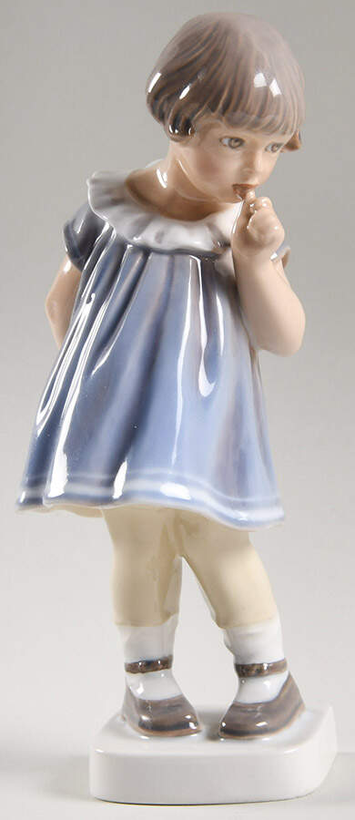 Dahl Jensen Figurine Gutte-Girl Sucking Thumb - No Box by Dahl-Jensen-1