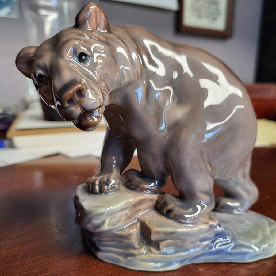 Dahl Jensen Figurine Small Bear - No Box by Dahl-Jensen-1