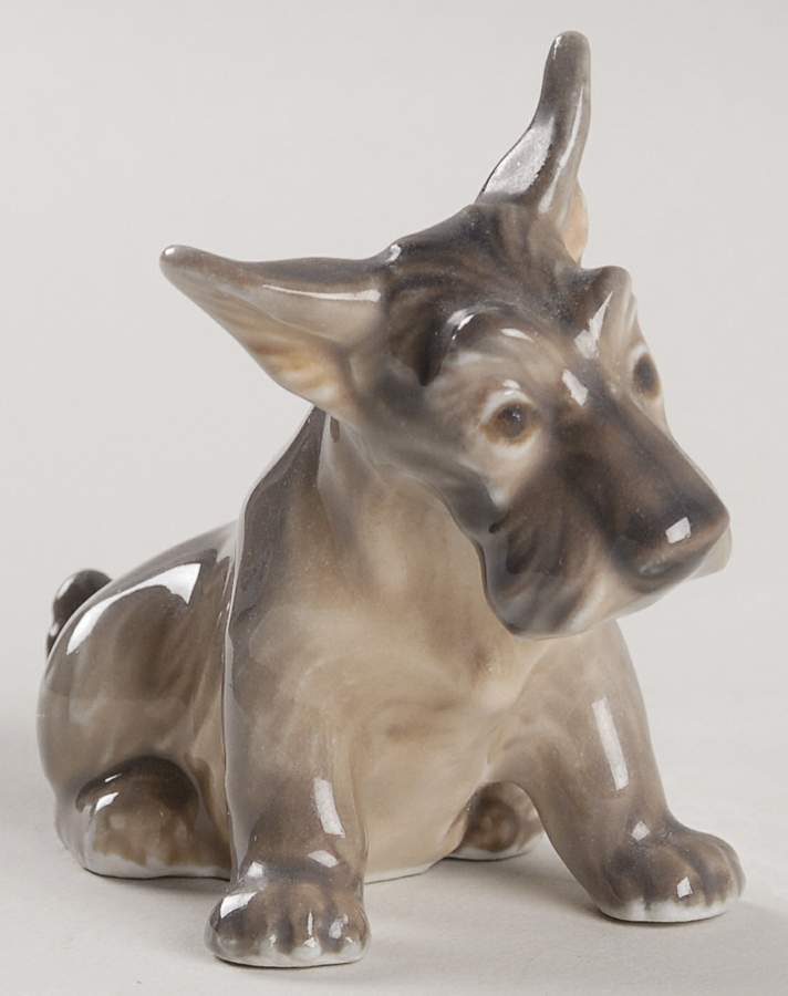 Dahl Jensen Figurine Scottish Terrier - No Box by Dahl-Jensen-1