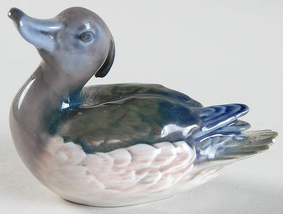 Dahl Jensen Figurine Tufted Duck - No Box by Dahl-Jensen-1