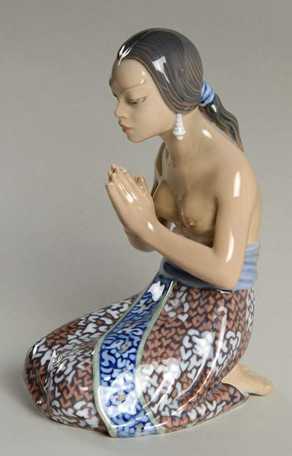 Dahl Jensen Figurine Evening Prayer - No Box by Dahl-Jensen-1