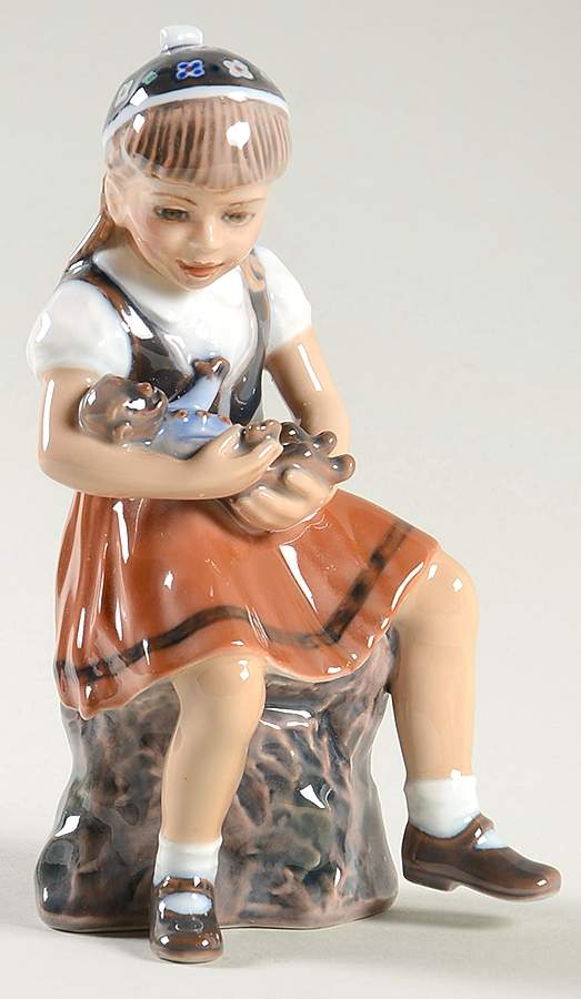 Dahl Jensen Figurine Bente-The Little Girl - No Box by Dahl-Jensen-1