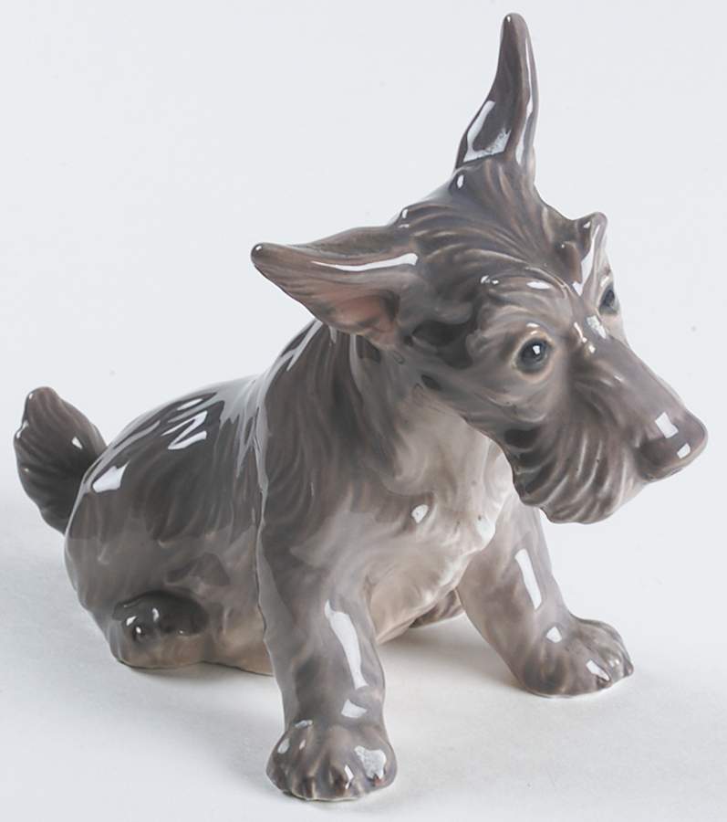 Dahl Jensen Figurine Scottish Terrier - No Box by Dahl-Jensen-1