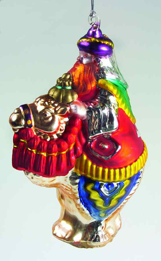 Mercury Glass Ornaments Three Kings Camel - Boxed by Department 56-1