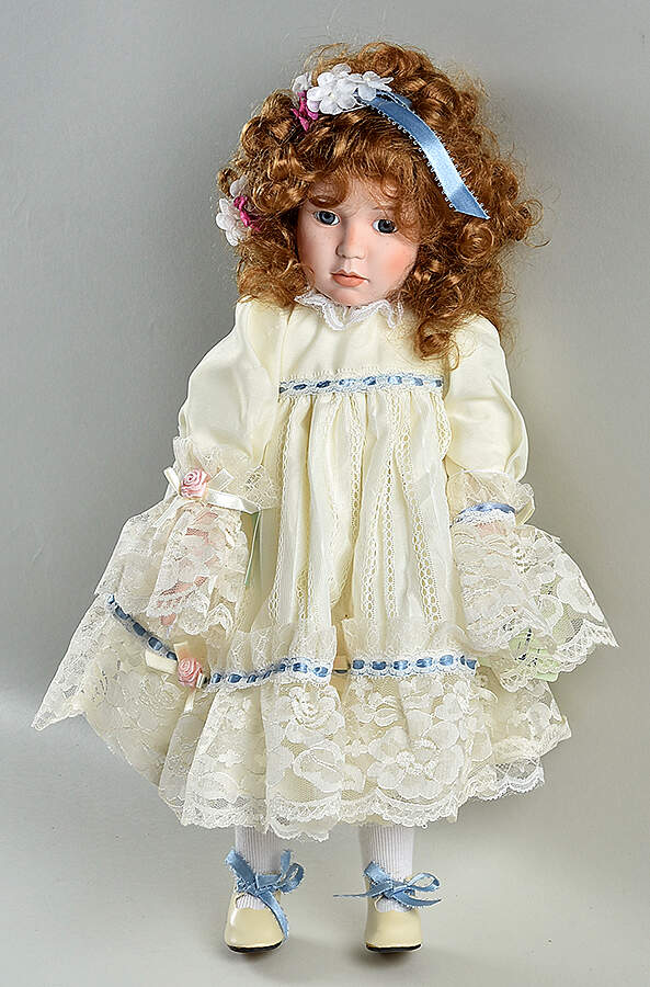 Dynasty Dolls Amber - Ivory Dress - Boxed by Dynasty Doll-1