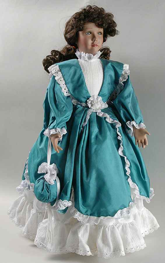 Dynasty Dolls Amber- Teal Dress - Boxed by Dynasty Doll-1