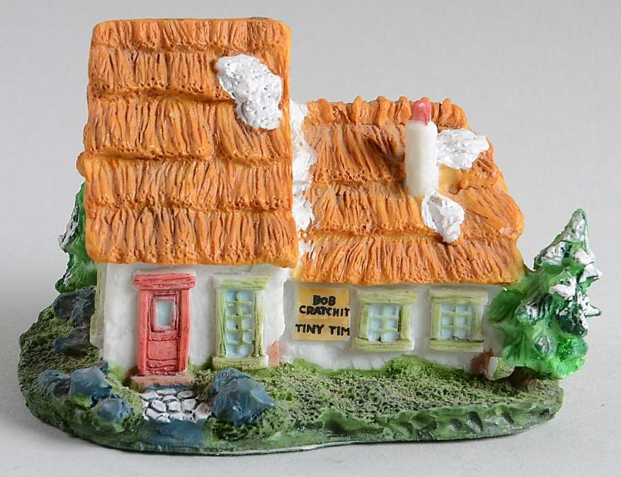 Village Miniatures Bob Crachit & Tiny Tim - Boxed by Department 56-1