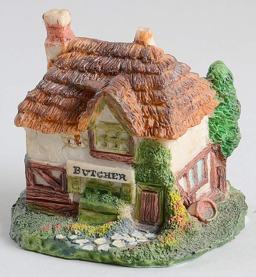 Village Miniatures Abel Beasley Butcher - Boxed by Department 56-1