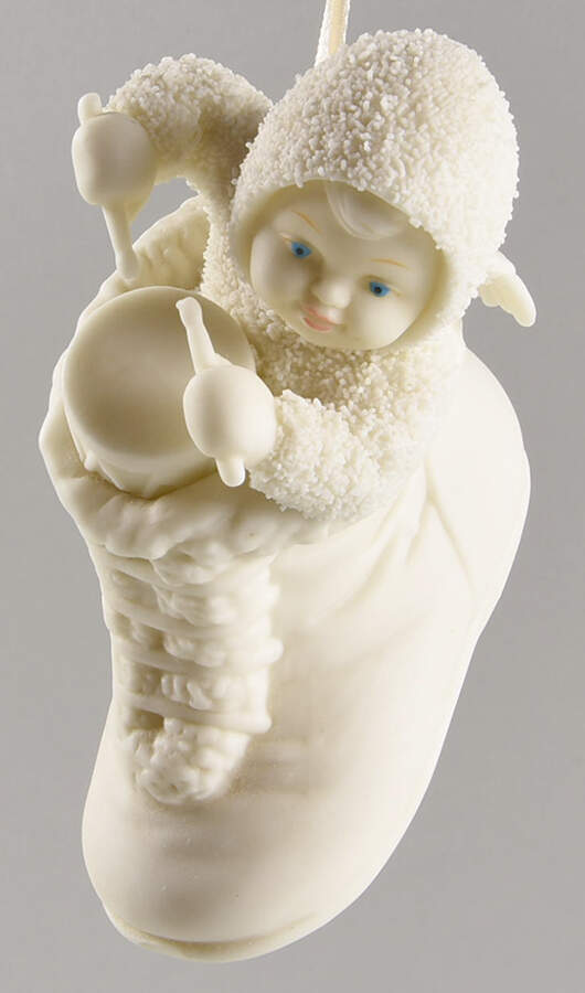 Bootiebaby-Snowbabies Five, Six, A Drum With Sticks - Boxed by Department 56-1