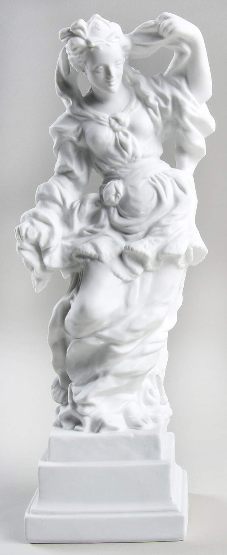 Royal Dux Figurine #2(Newer) Lady-White Bisque - No Box by Royal Dux-1