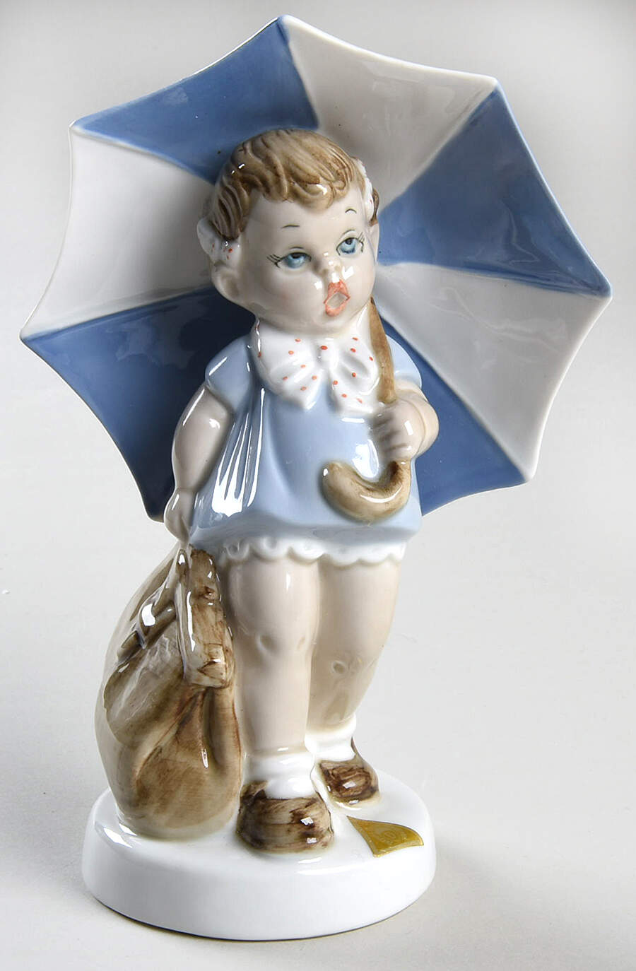 Royal Dux Figurine #2(Newer) Girl With Umbrella - No Box by Royal Dux-1