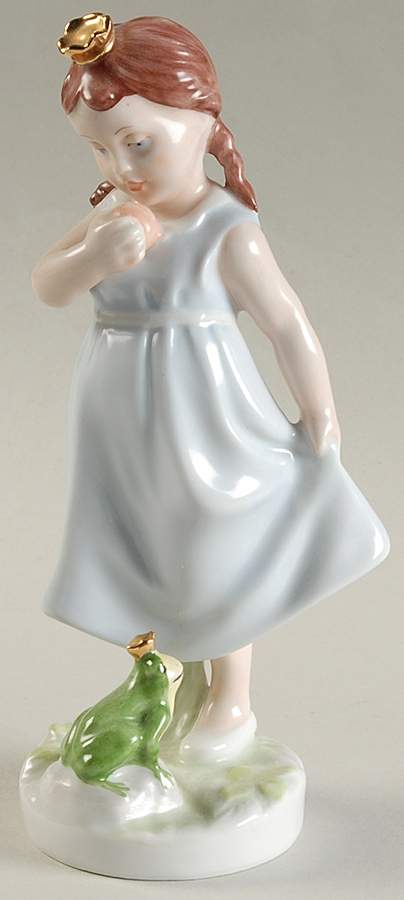Royal Dux Figurine #2(Newer) Princess And The Frog - No Box by Royal Dux-1