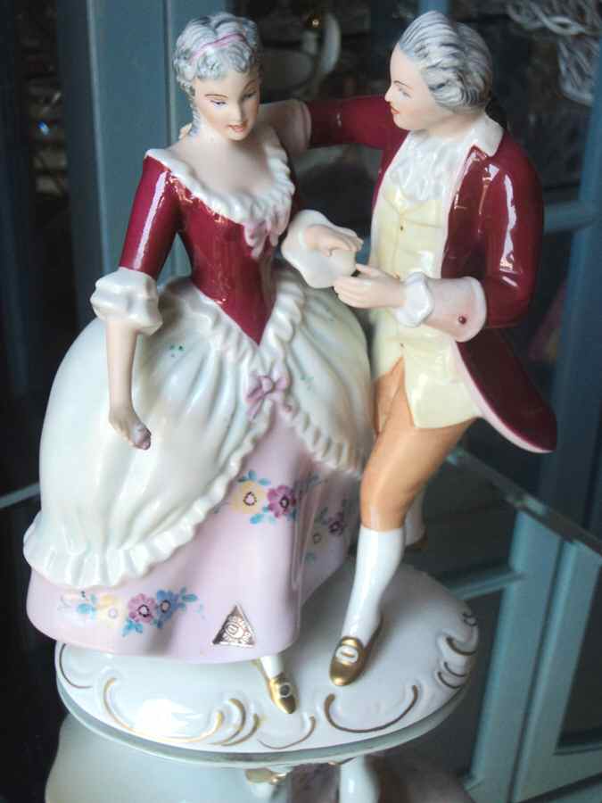 Royal Dux Figurine #2(Newer) Victiorian Couple - No Box by Royal Dux-1