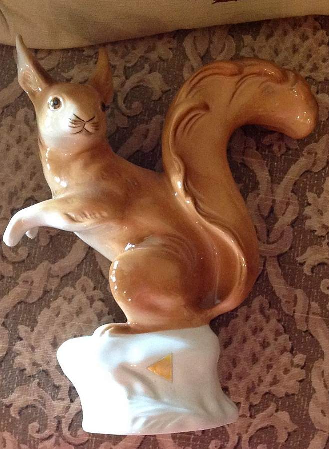 Royal Dux Figurine #2(Newer) Squirrel - No Box by Royal Dux-1