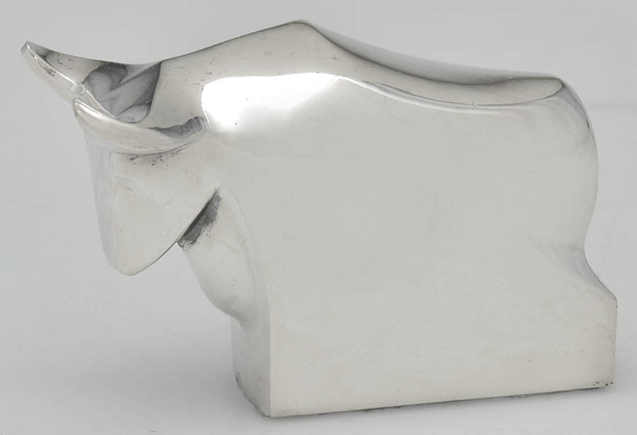 Animal Figurine-Miniature Steer-Bull - No Box by Dansk-1