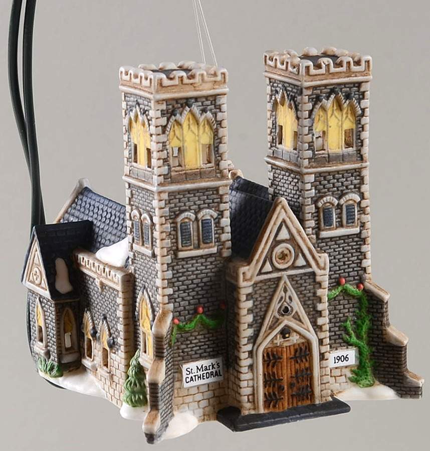 Christmas in the City Ornament Cathederal Church Of St Mark - Boxed by Department 56-1