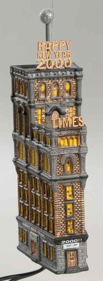 Christmas in the City Ornament Times Tower 2000 - No Box by Department 56-1