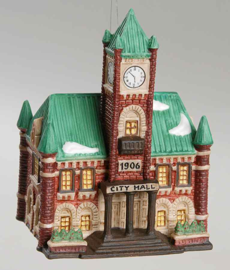 Christmas in the City Ornament City Hall - No Box by Department 56-1