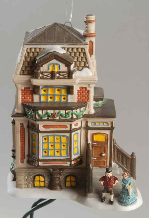 Christmas in the City Ornament Fred Holliwell's House (Mini) - Boxed by Department 56-1