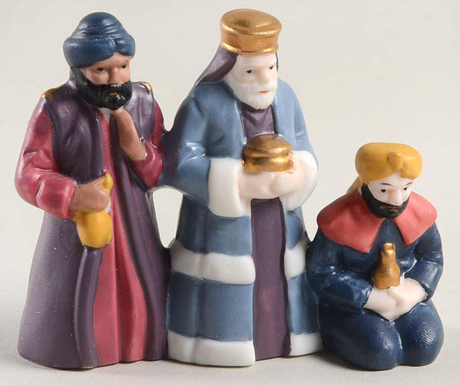 Little Town of Bethlehem Three Wise Men - No Box by Department 56-1