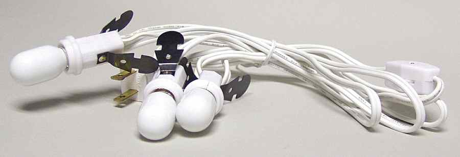 General Village Electrical 3 Socket Light Cord - Boxed by Department 56-1